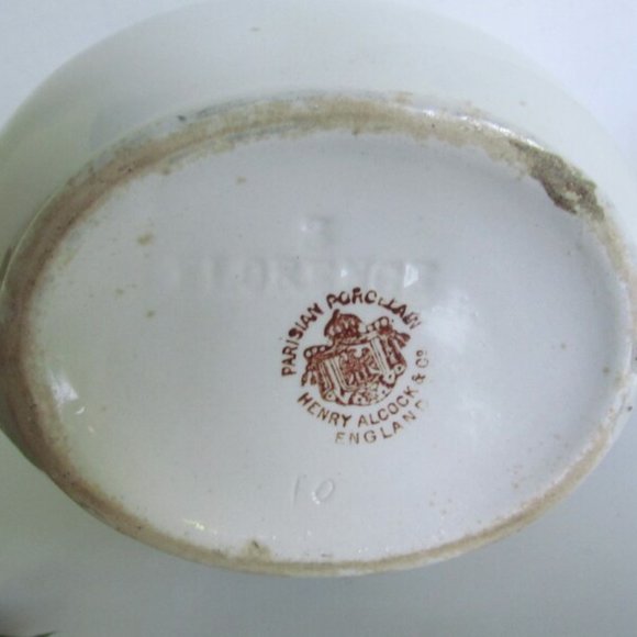 1800s Antique White Ironstone Pitcher White Decor Antique White Ironstone alcock - Picture 7 of 7
